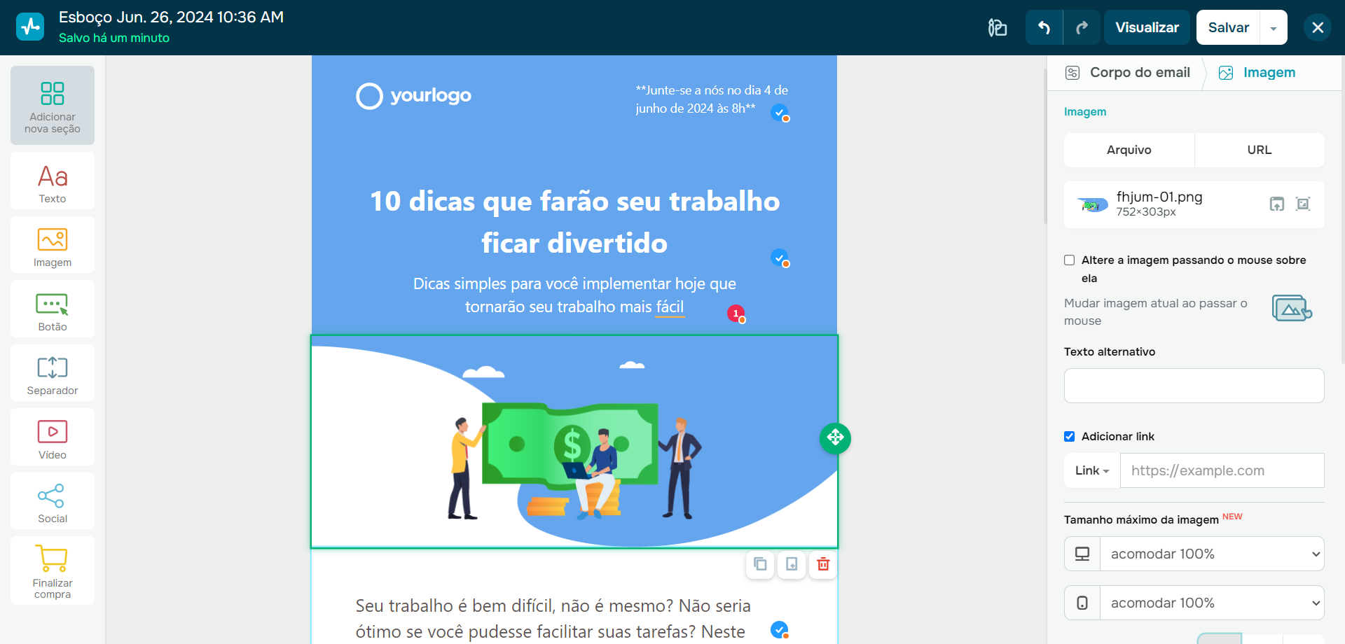 mensagem-para-clientes-servico-de-email-marketing-da-sendpulse