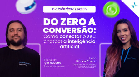 Webinar: Do zero à conversão: como conectar o seu chatbot à inteligência artificial 