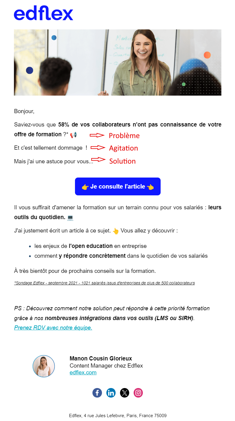 Un exemple de texte concis et accrocheur Un exemple de texte concis et accrocheur