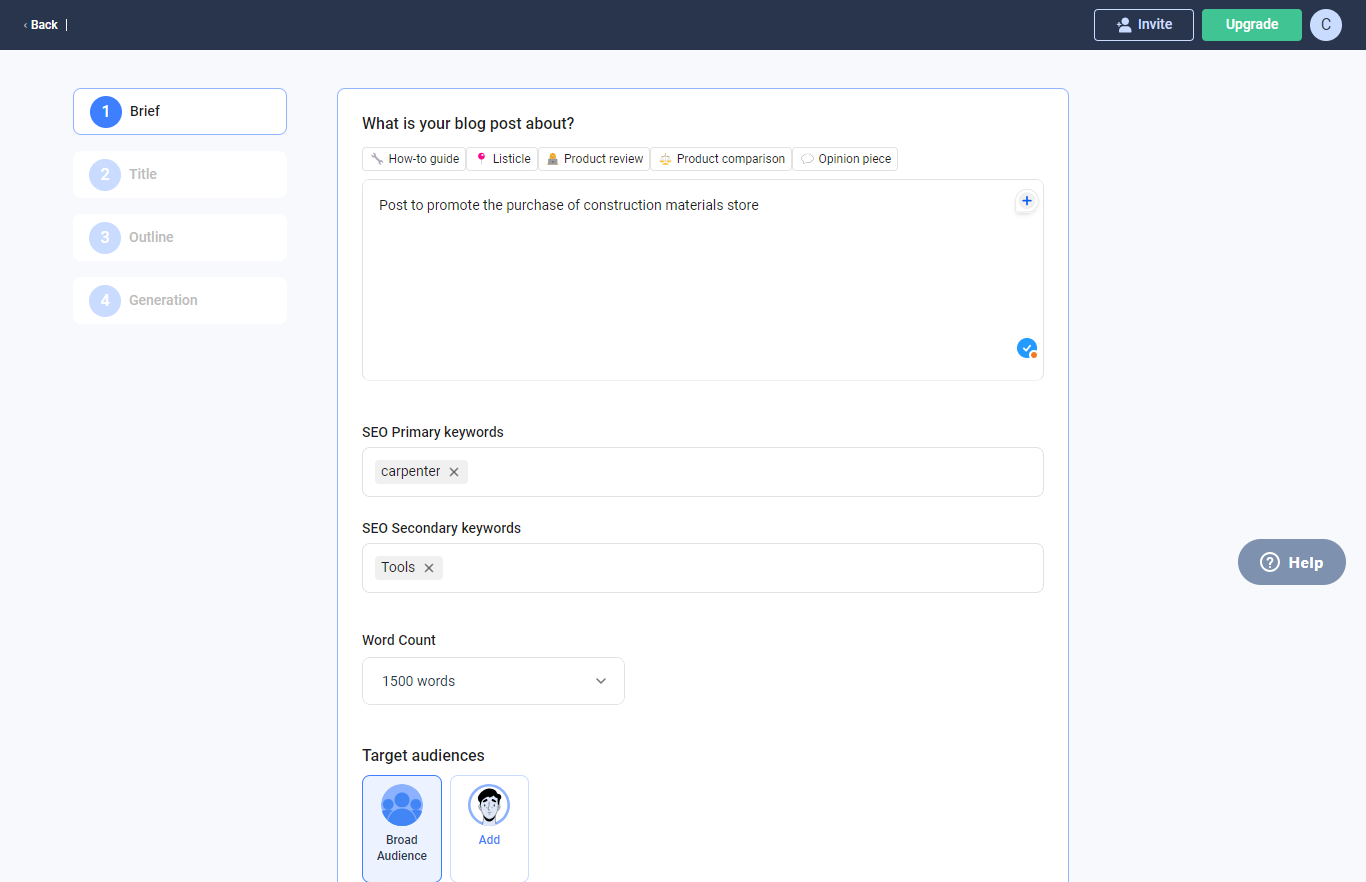 Anyword es una gran herramienta para escribir copys en redes sociales