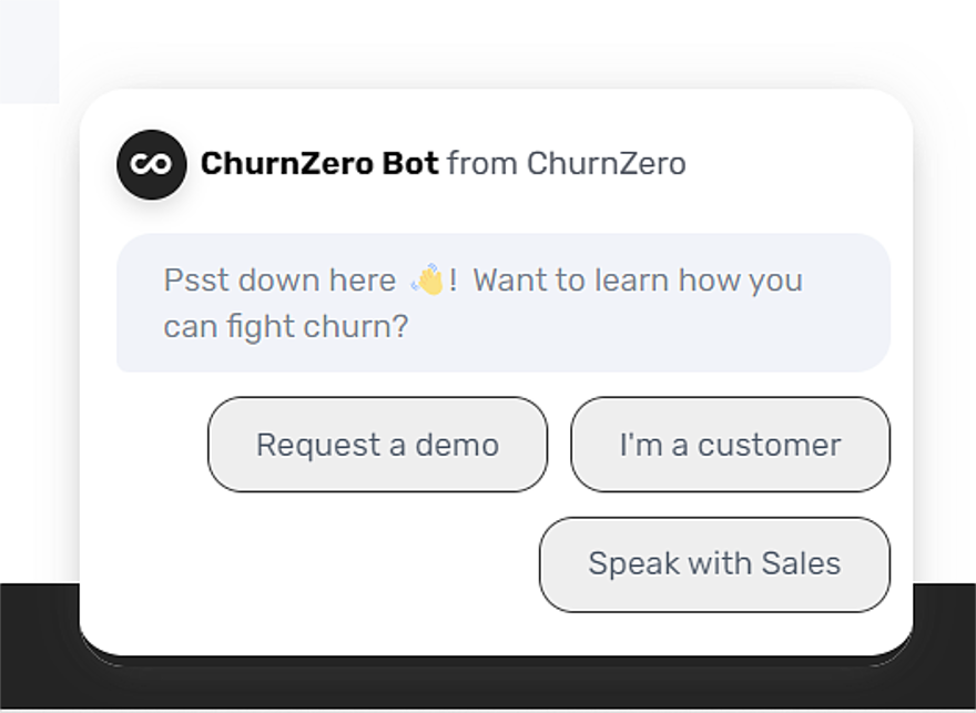 Una pregunta es una gran forma de iniciar una conversación con tu cliente