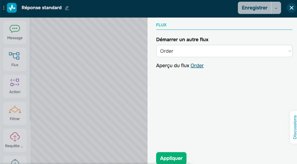 Redirection des utilisateurs vers un autre flux de chatbot Redirection des utilisateurs vers un autre flux de chatbot