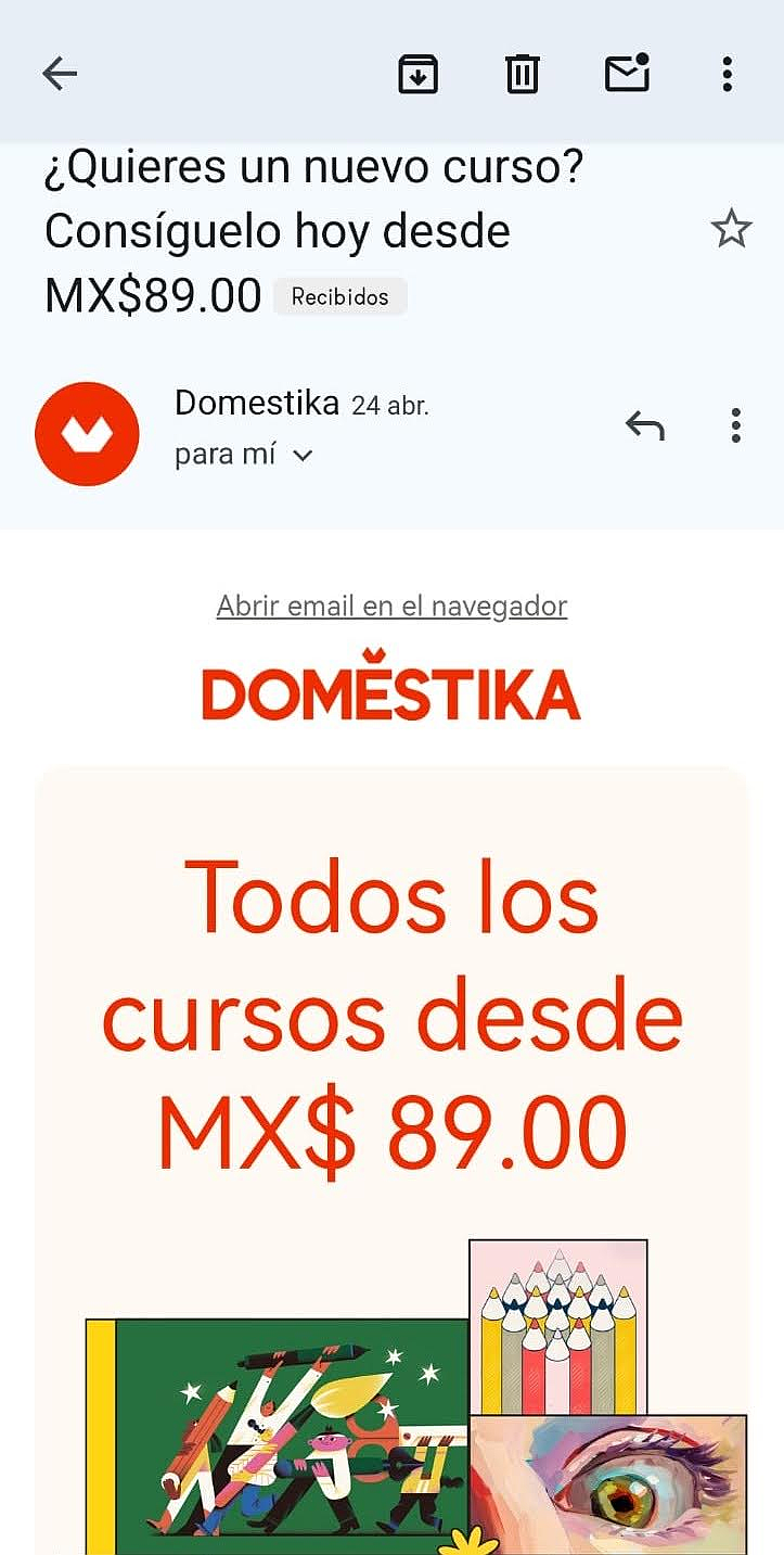 Siempre es importante ofrecer un diseño de email marketing atractivo