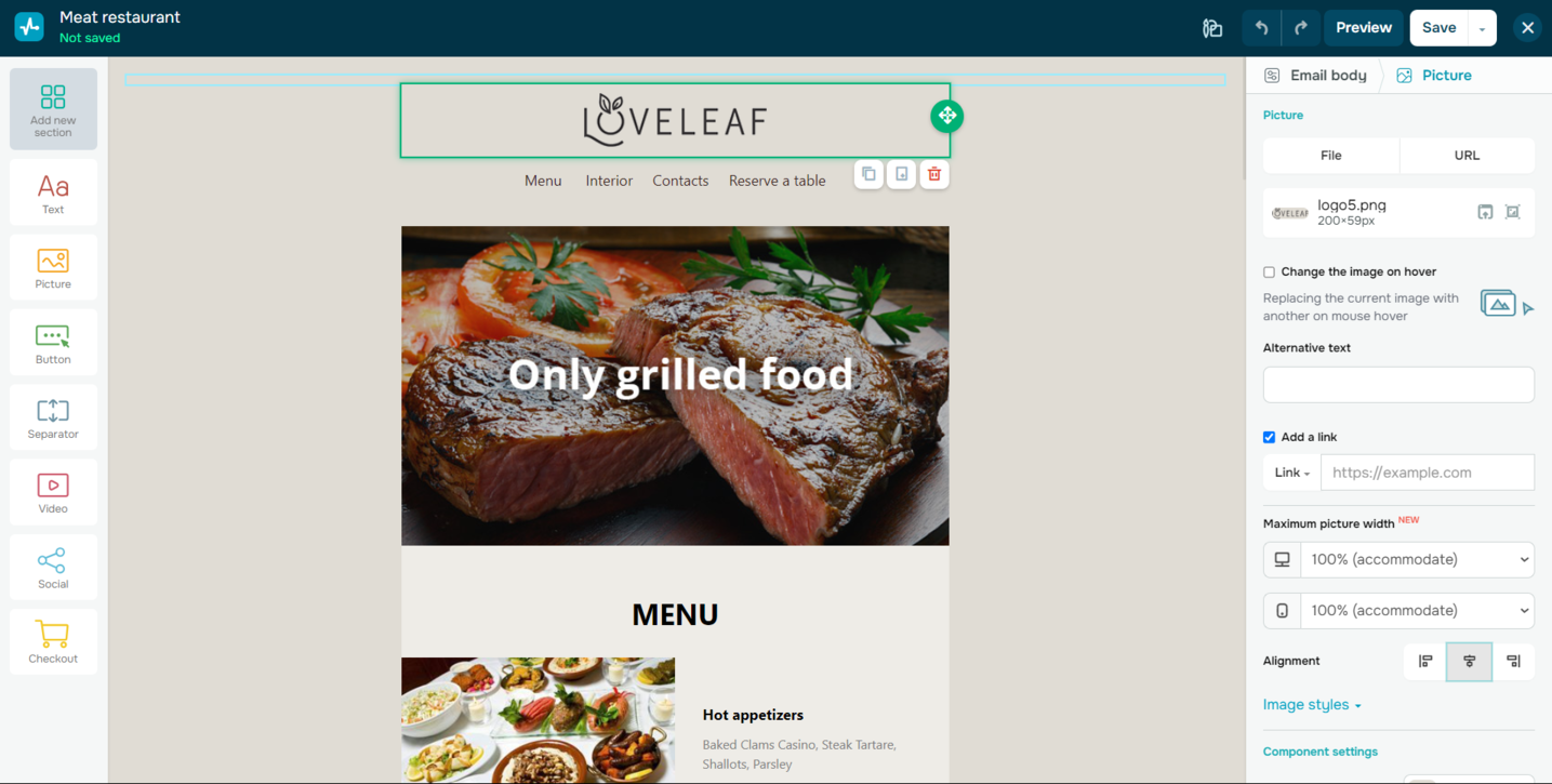 food marketing email campaign food marketing email campaign