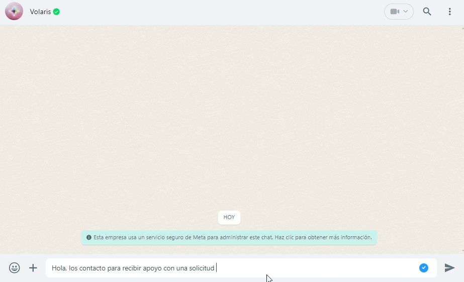 Bot de WhatsApp de Volaris