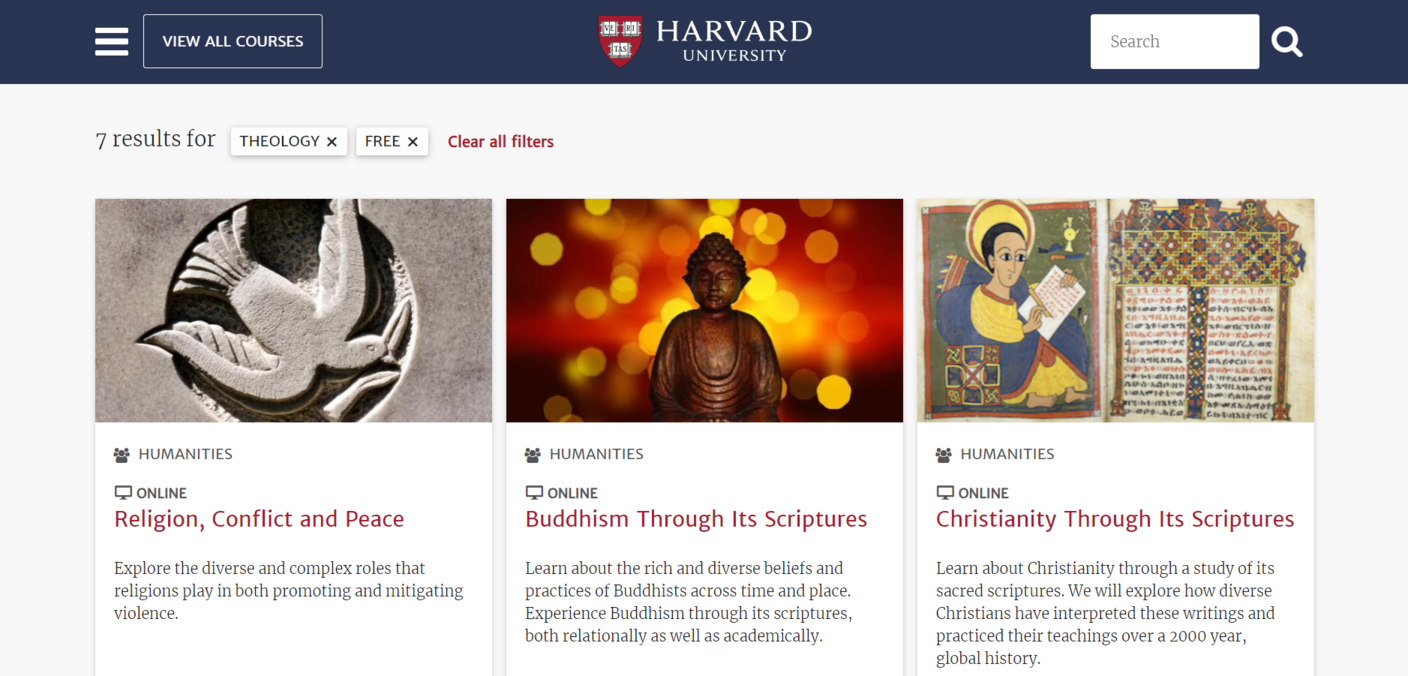Harvard öğrenme platformundaki benzersiz kurslar Harvard öğrenme platformundaki benzersiz kurslar