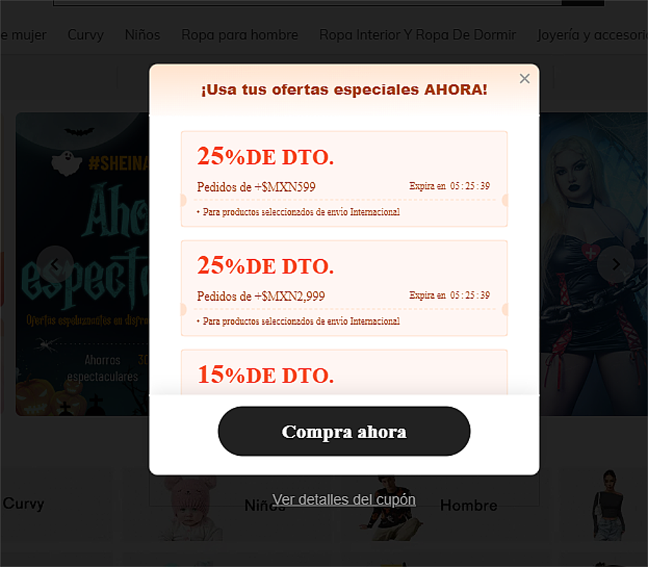 Shein agrega widget a su sitio web útil para su audiencia y clientes potenciales Shein agrega widget a su sitio web útil para su audiencia y clientes potenciales