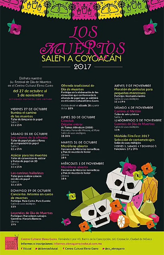 Las actividades de Día de Muertos son una gran oportunidad para conectar con el público