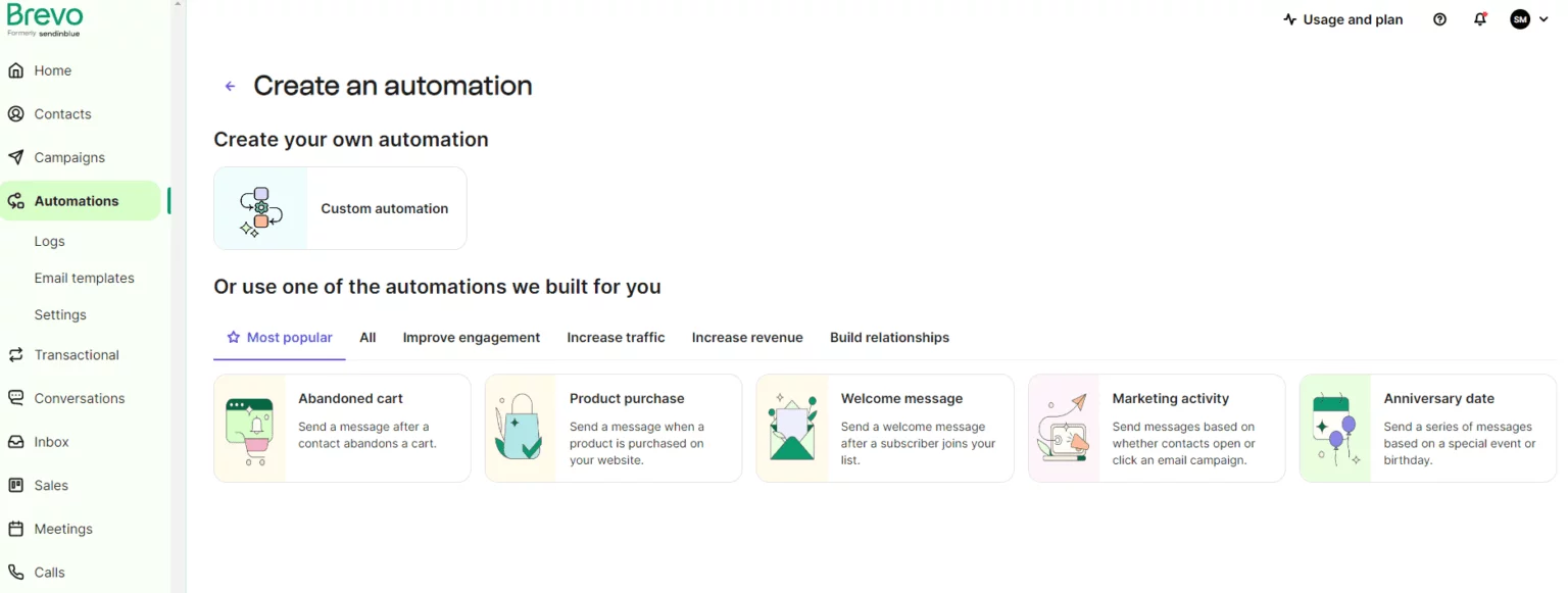 Brevo es una gran herramienta para la automatización de marketing