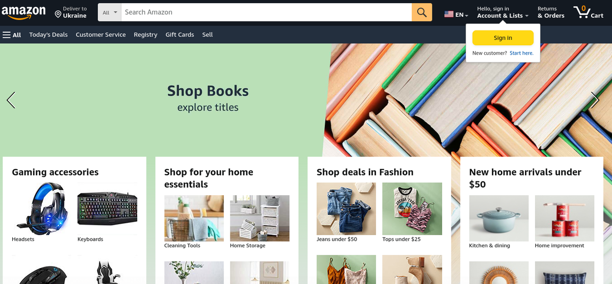 Найбільший маркетплейс світу Amazon Найбільший маркетплейс світу Amazon