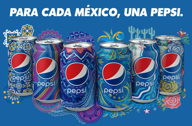 Pepsi siempre ha tenido una marca muy características e imposible de olvidar Pepsi siempre ha tenido una marca muy características e imposible de olvidar