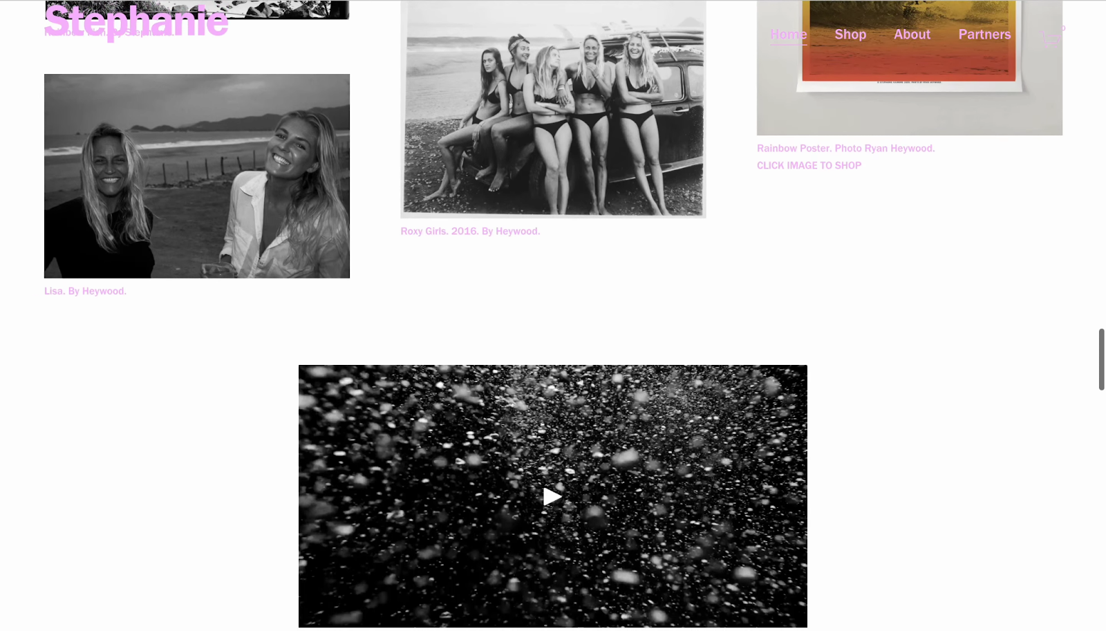 El sitio de Gilmore es un excelente ejemplo de branding personal