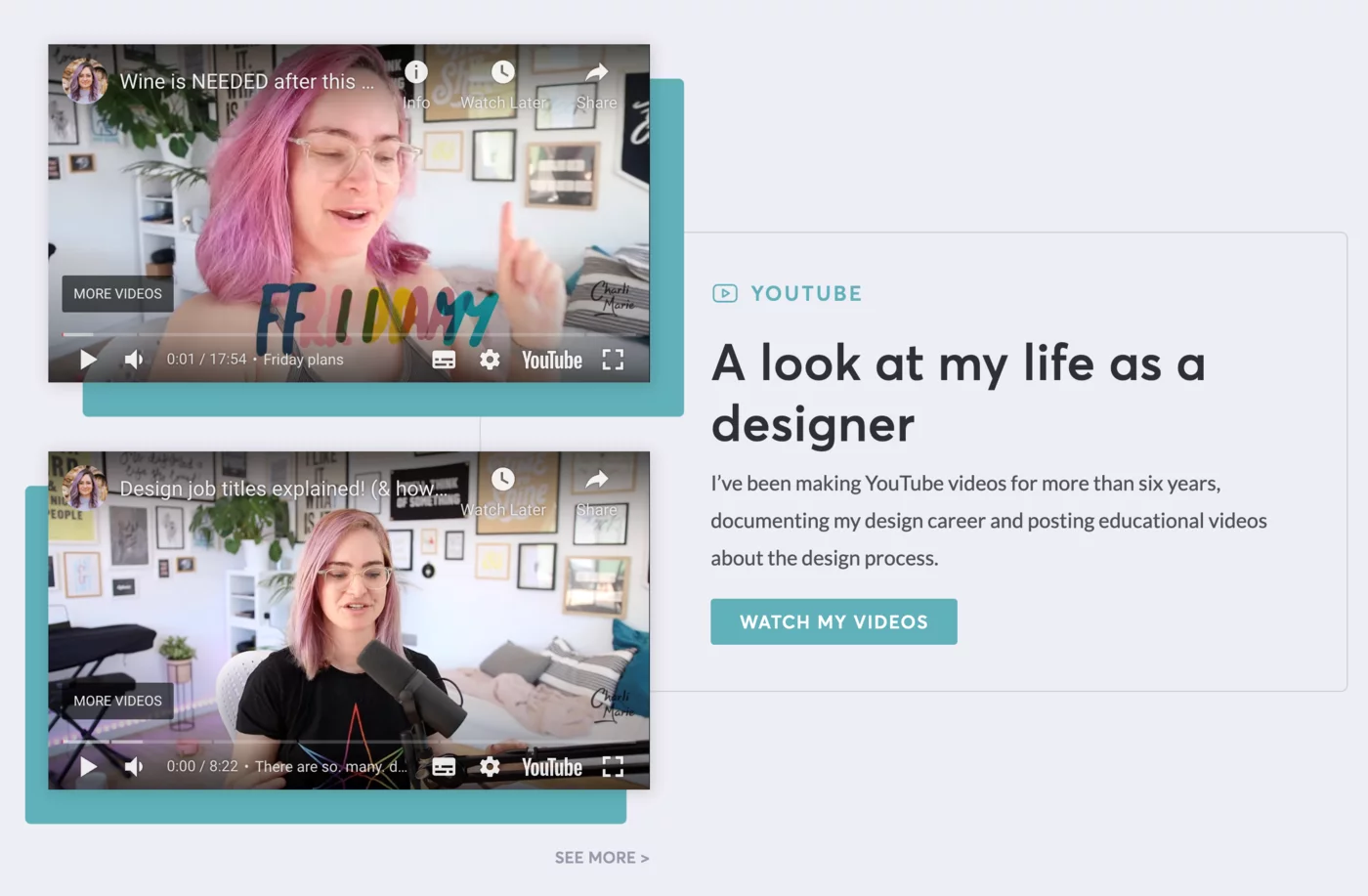 Un sitio web siempre es el espacio más importante para una marca personal