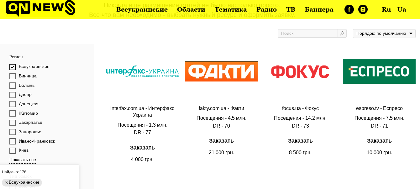Цены на публикацию статей с беклинками в топовых СМИ Цены на публикацию статей с беклинками в топовых СМИ