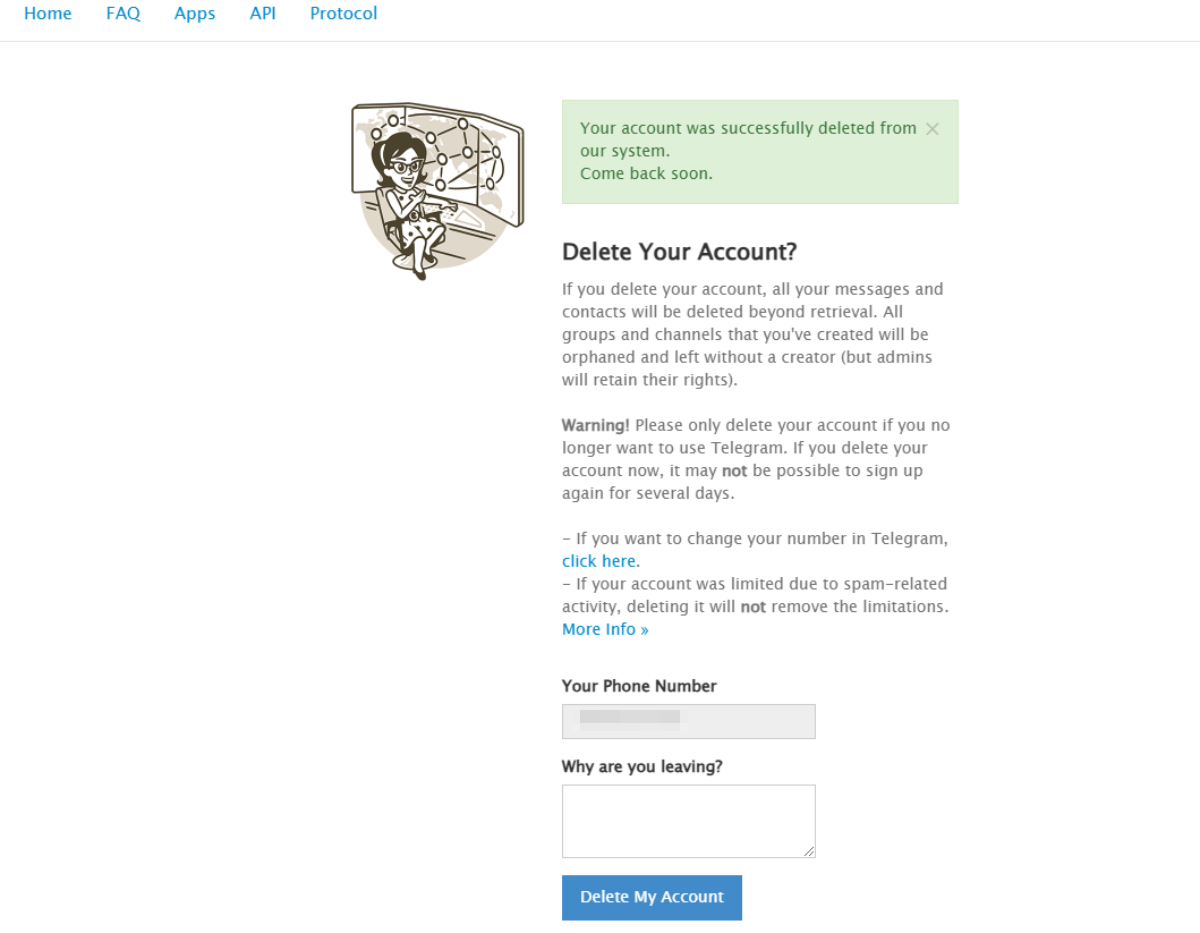 Підтвердження видалення облікового запису
