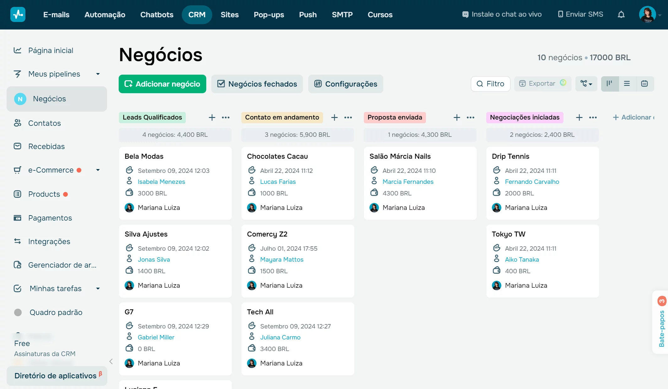 atendimento-inteligente-crm-sendpulse