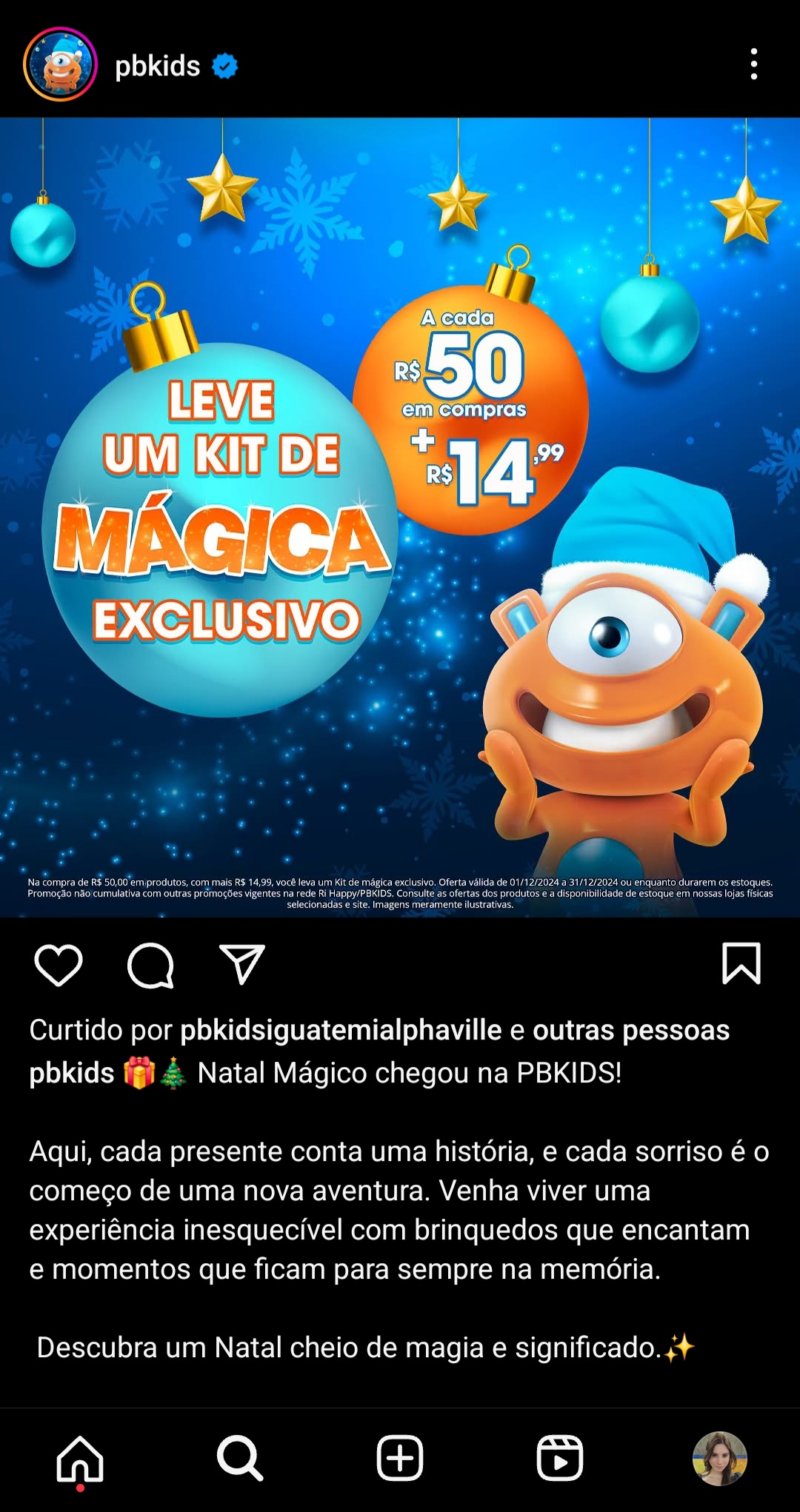 campanha-de-natal-publicacao-no-instagram-da-pbkids campanha-de-natal-publicacao-no-instagram-da-pbkids