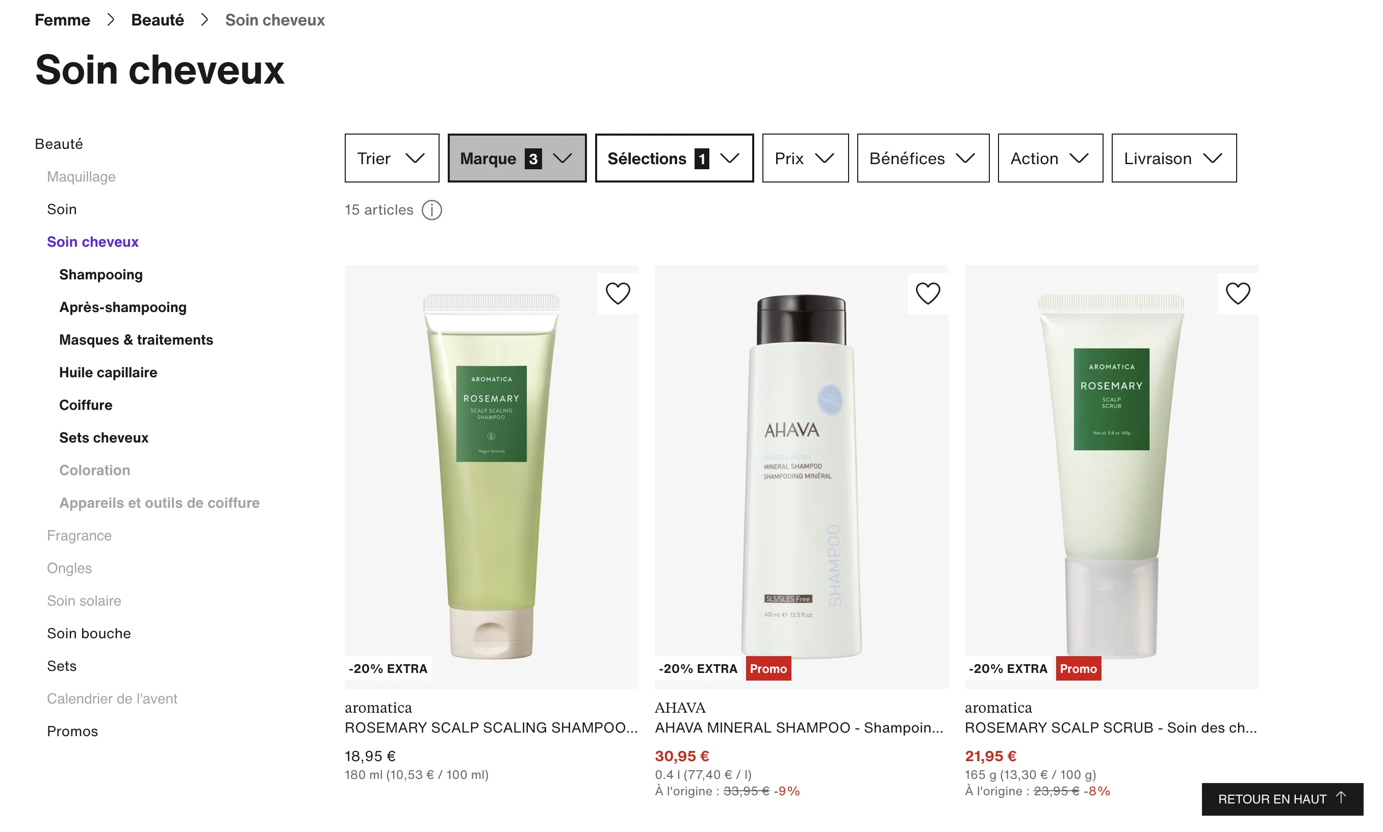 Au premier, les gens viennent sur les marketplaces pour profiter d'un large choix