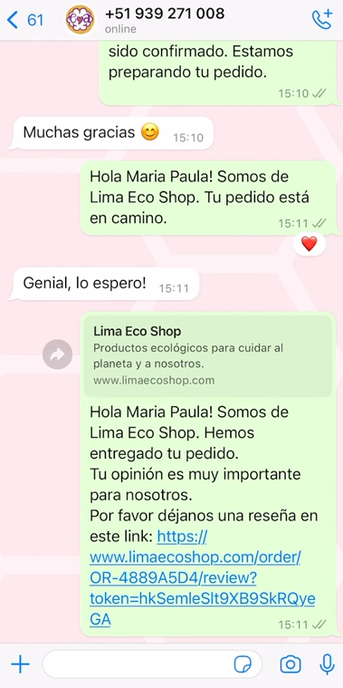 Mandar mensajes de utilidad sí tiene un costo usando WhatsApp Business
