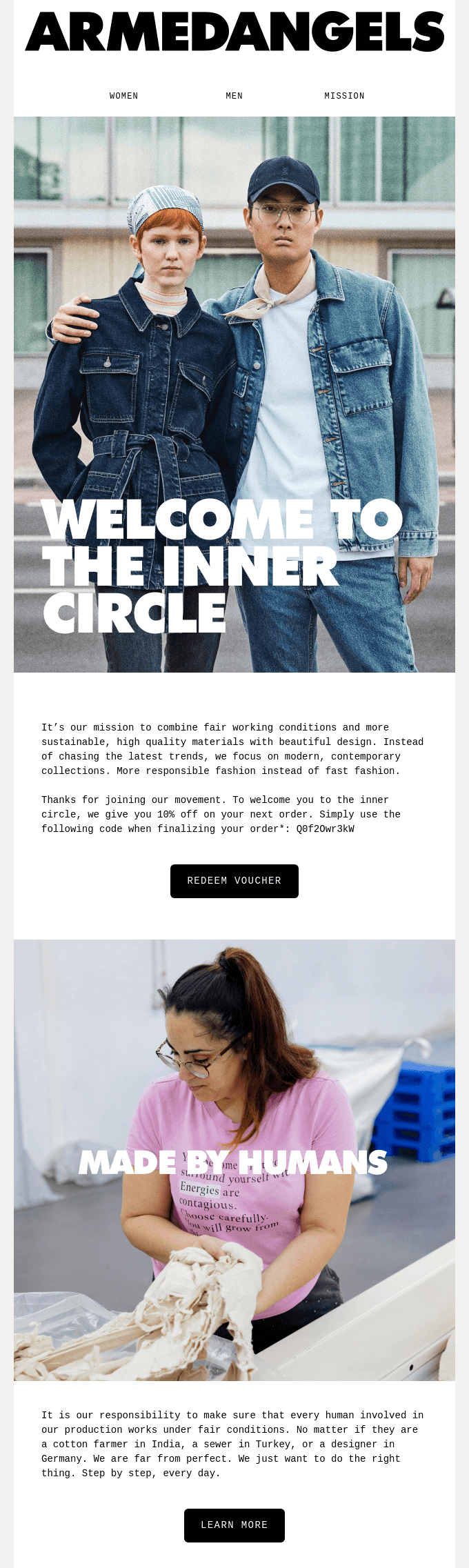 fashion marketing email example fashion marketing email example
