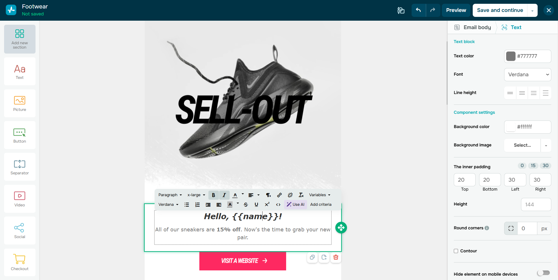 fashion marketing email fashion marketing email
