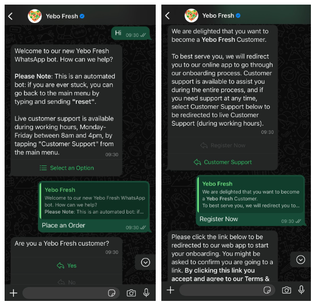 Shopping und Kundensupport auf WhatsApp Shopping und Kundensupport auf WhatsApp
