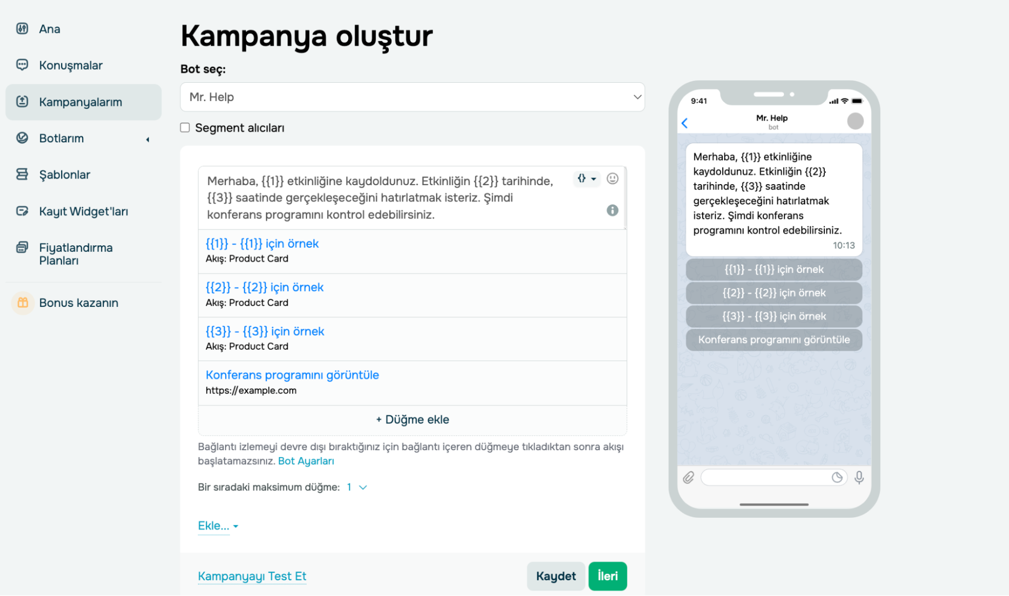 WhatsApp hatırlatma şablonu oluşturma WhatsApp hatırlatma şablonu oluşturma