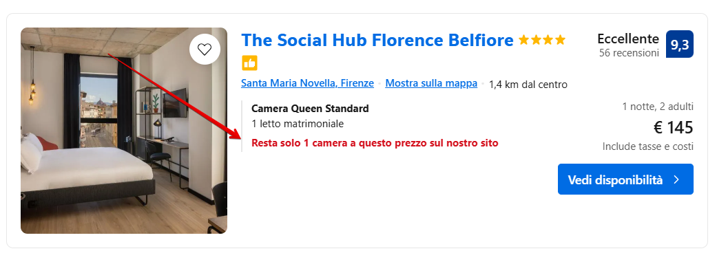 principio di scarsità booking principio di scarsità booking