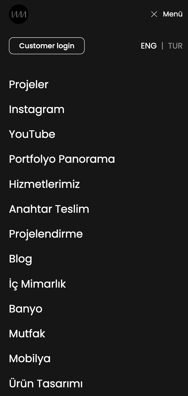mimarlık web sitesi gezinme örneği mimarlık web sitesi gezinme örneği