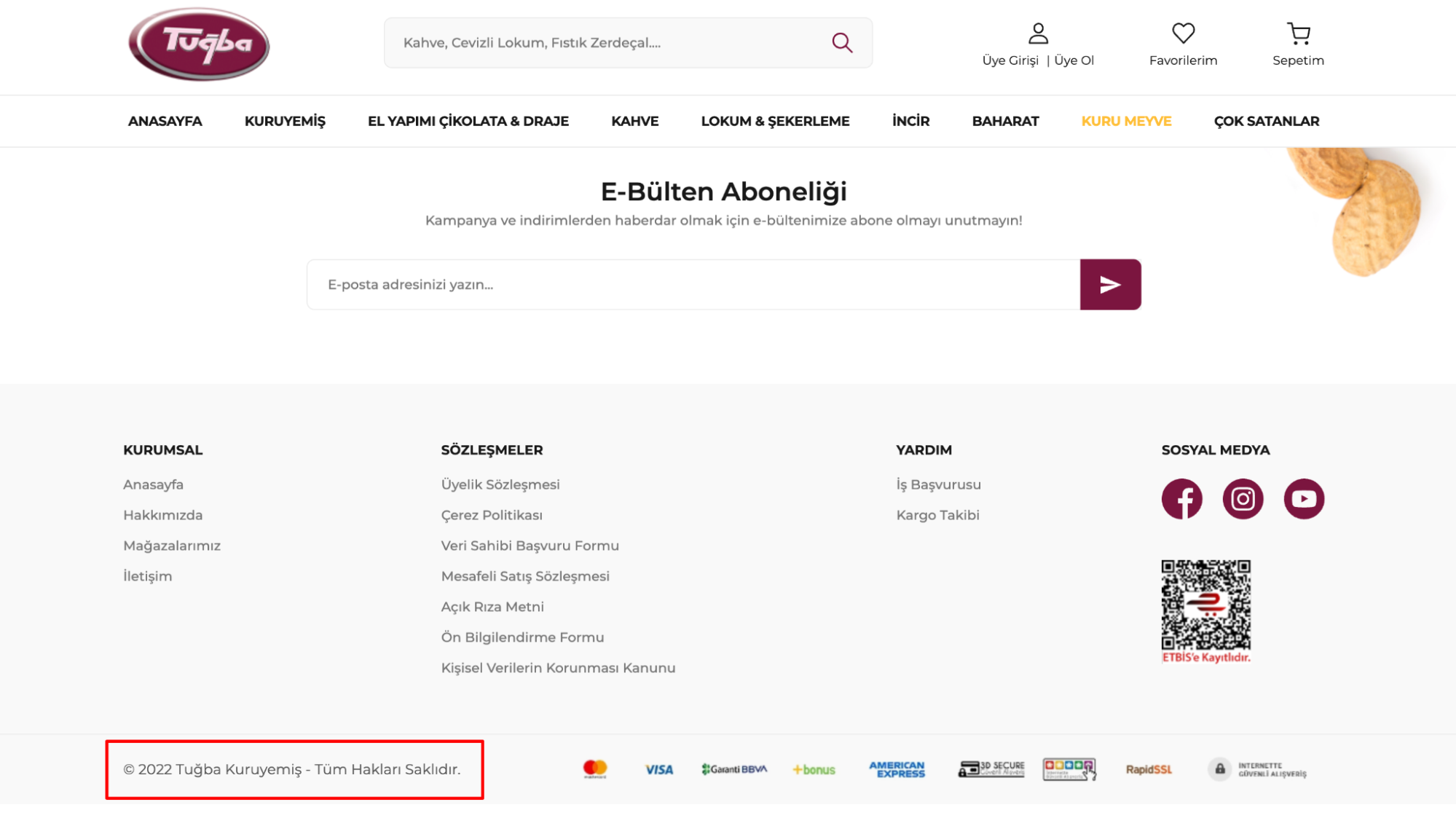 Tuğba, iletişim bilgilerini ve telif hakkı bildirimini altbilgiye yerleştirdi. Tuğba, iletişim bilgilerini ve telif hakkı bildirimini altbilgiye yerleştirdi.