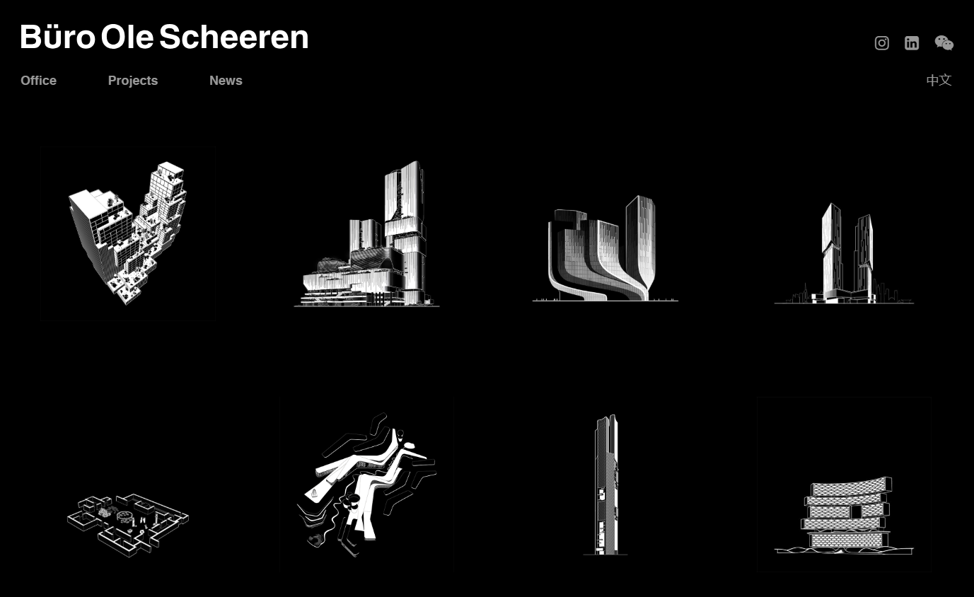 minimalistisches monochromes Website-Design minimalistisches monochromes Website-Design