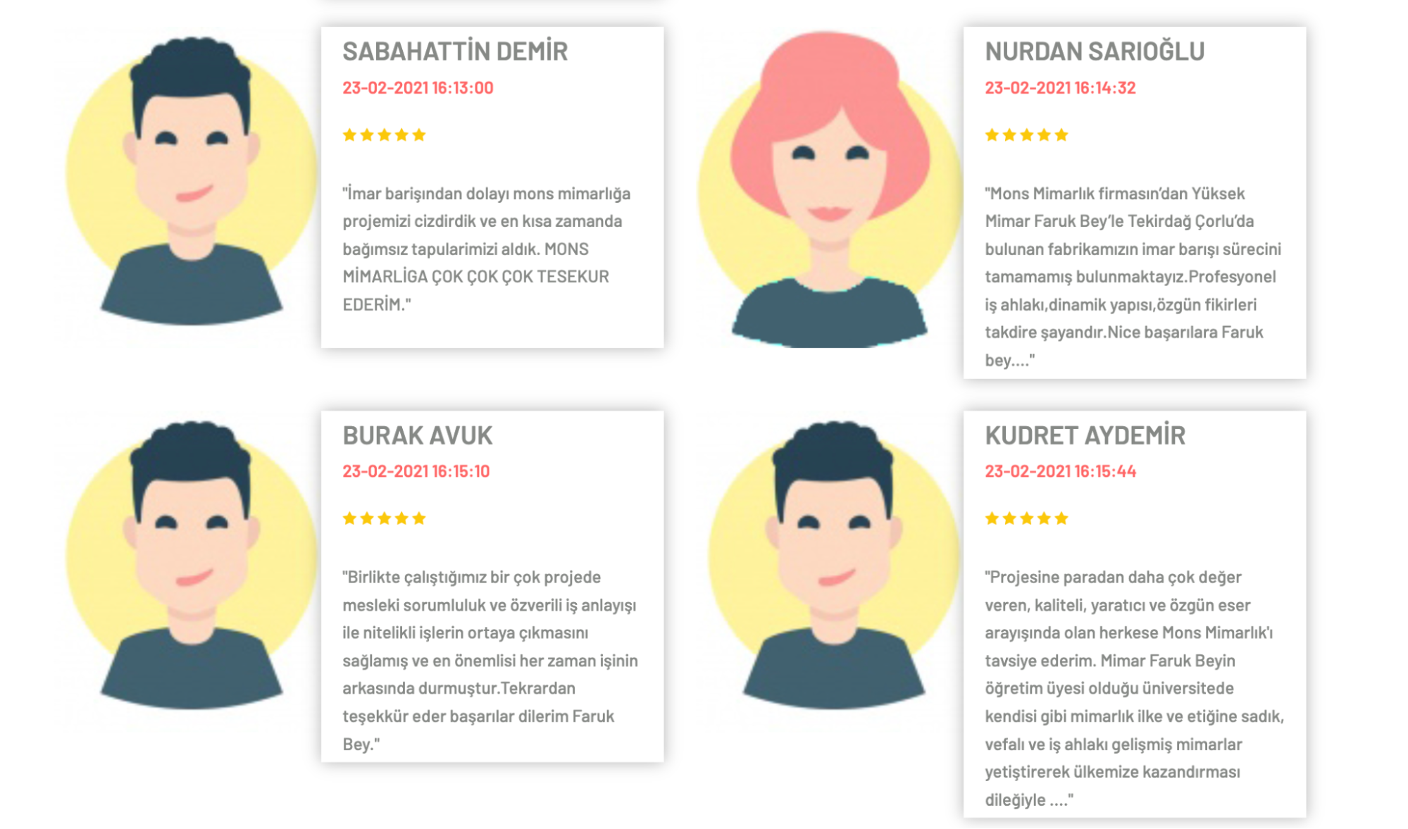 müşteri referansları müşteri referansları