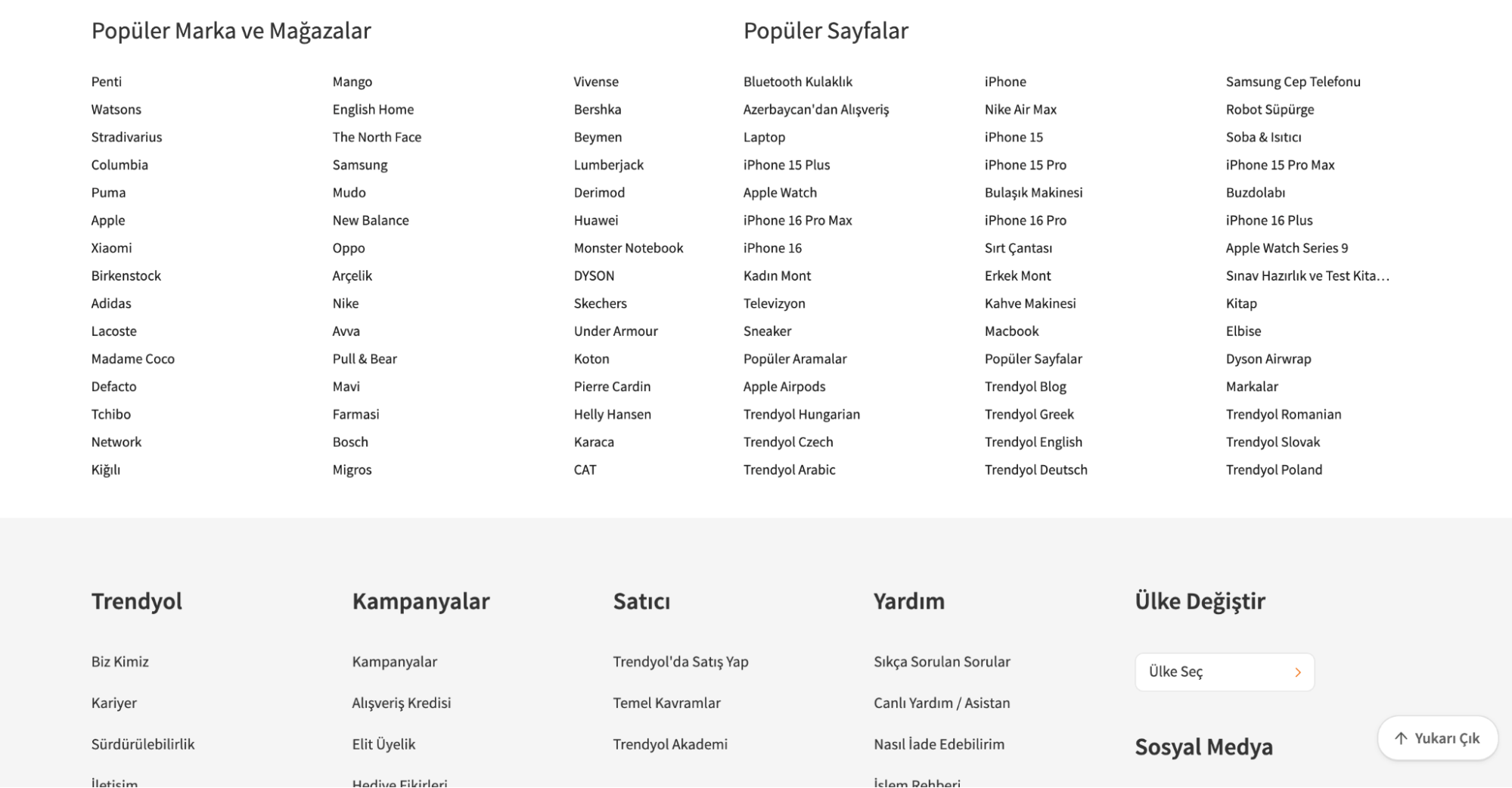 Trendyol’un altbilgisi bir site haritası içeriyor. Trendyol’un altbilgisi bir site haritası içeriyor.