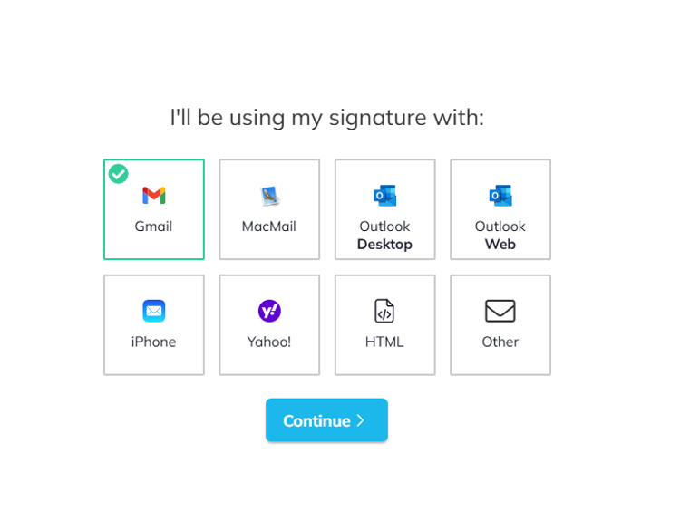 Экспорт подписи из WiseStamp в почтовые сервисы Экспорт подписи из WiseStamp в почтовые сервисы