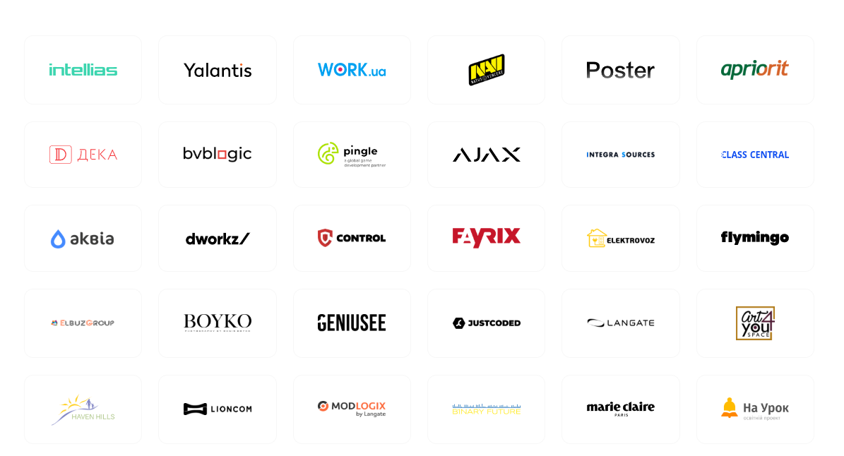 Клієнти агенції Livepage