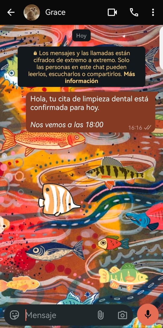 Texto en cursiva en WhatsApp