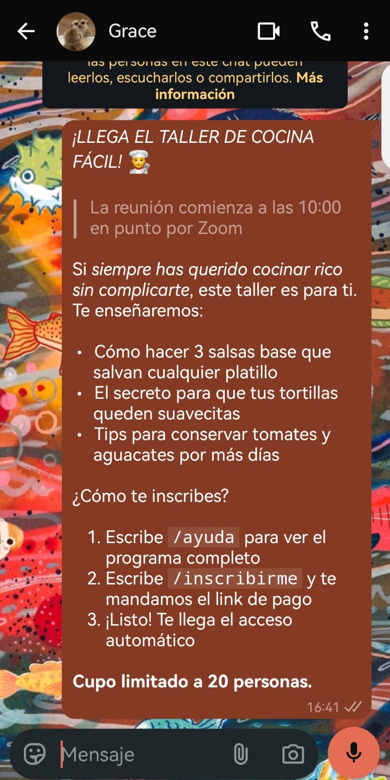 Distintos formatos de texto pueden aparecer en un mismo mensaje en WhatsApp