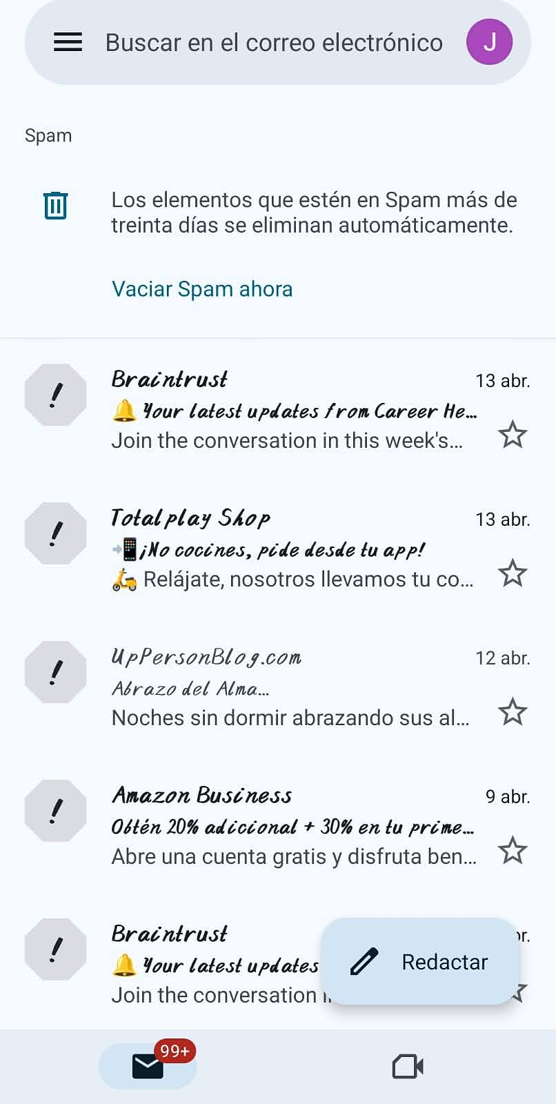 Una lista con demasiadas direcciones erróneas, te llevarán directamente a la carpeta de spam Una lista con demasiadas direcciones erróneas, te llevarán directamente a la carpeta de spam