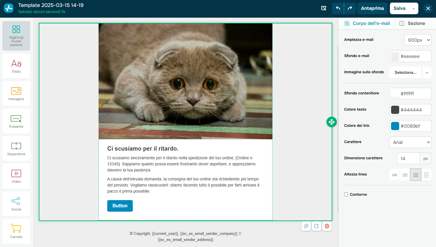 modello di email di scuse modello di email di scuse