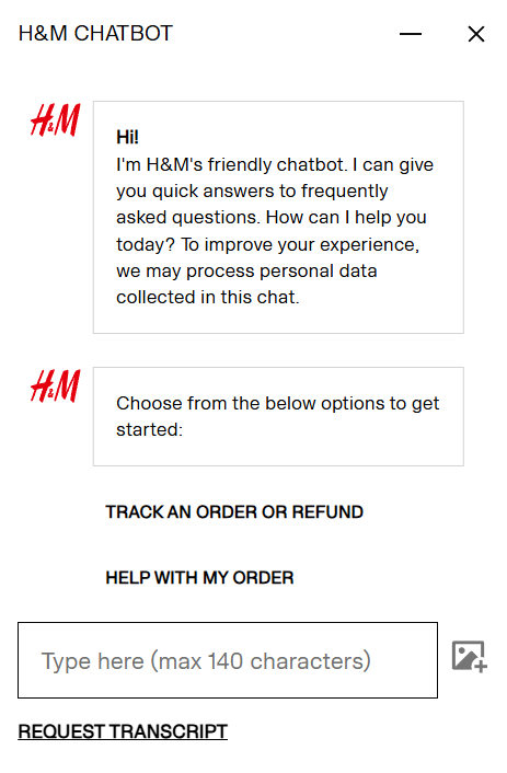H&M knowledge base chatbot H&M knowledge base chatbot