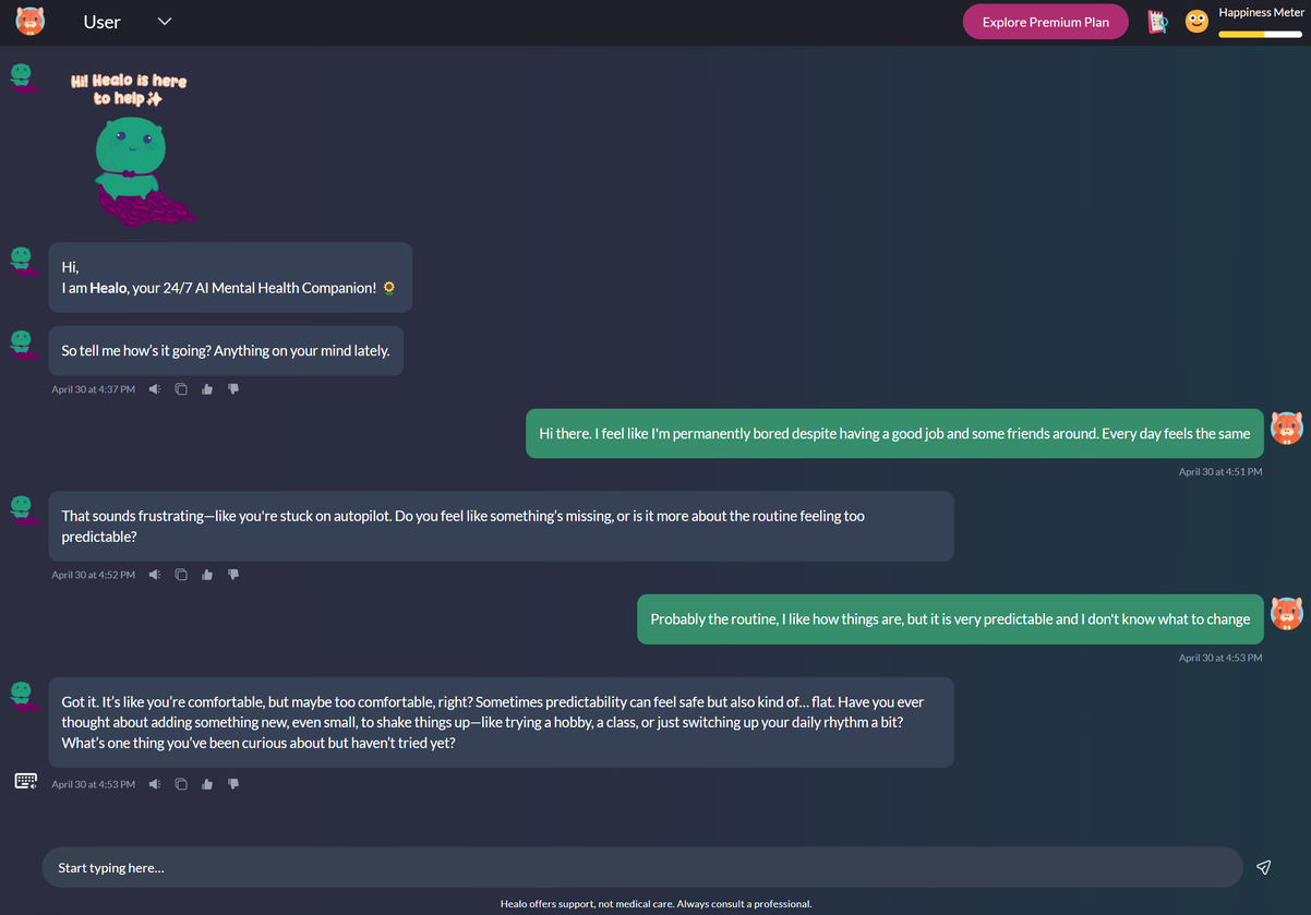 powerful AI therapist by Infiheal powerful AI therapist by Infiheal