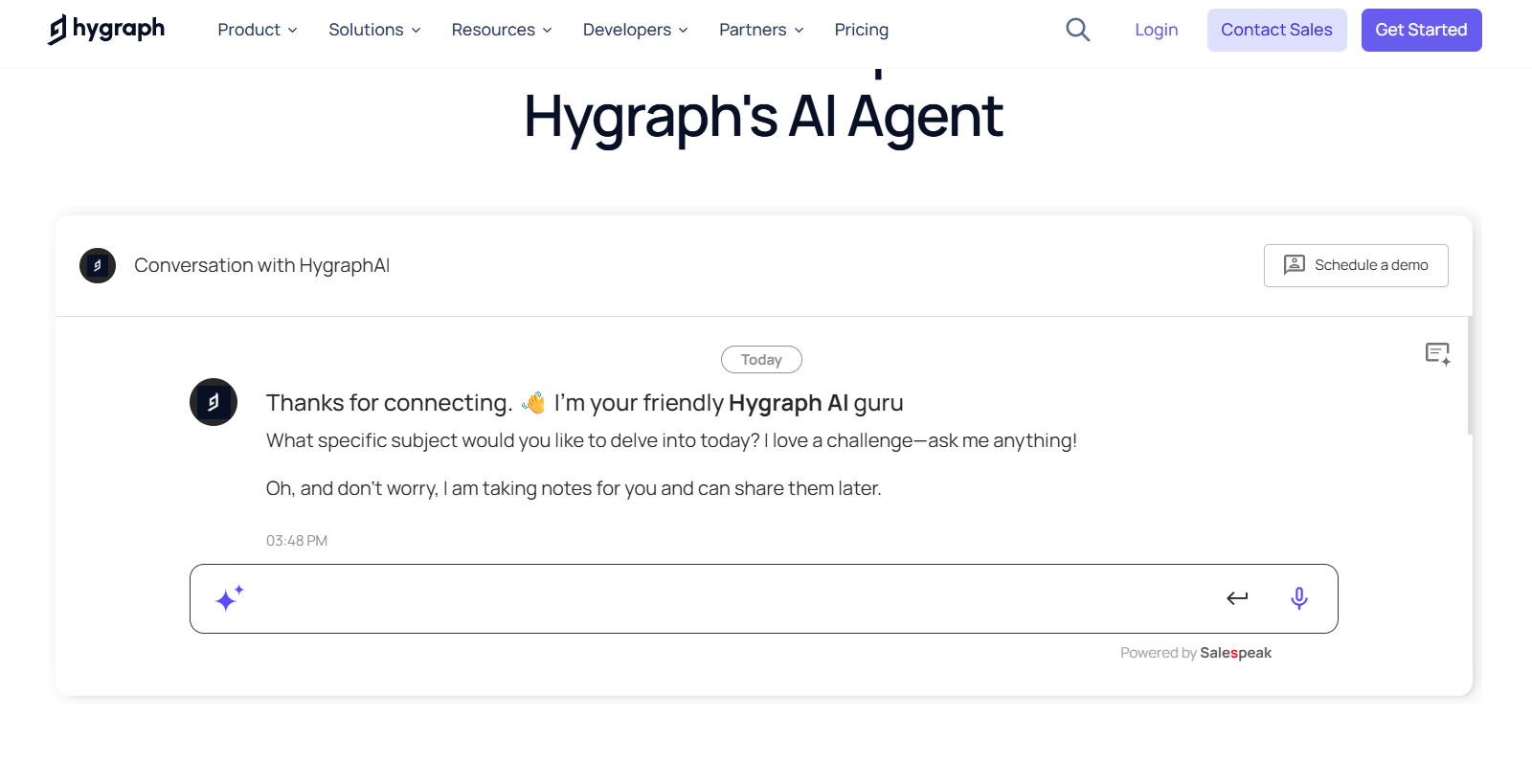 AI assistant on website AI assistant on website