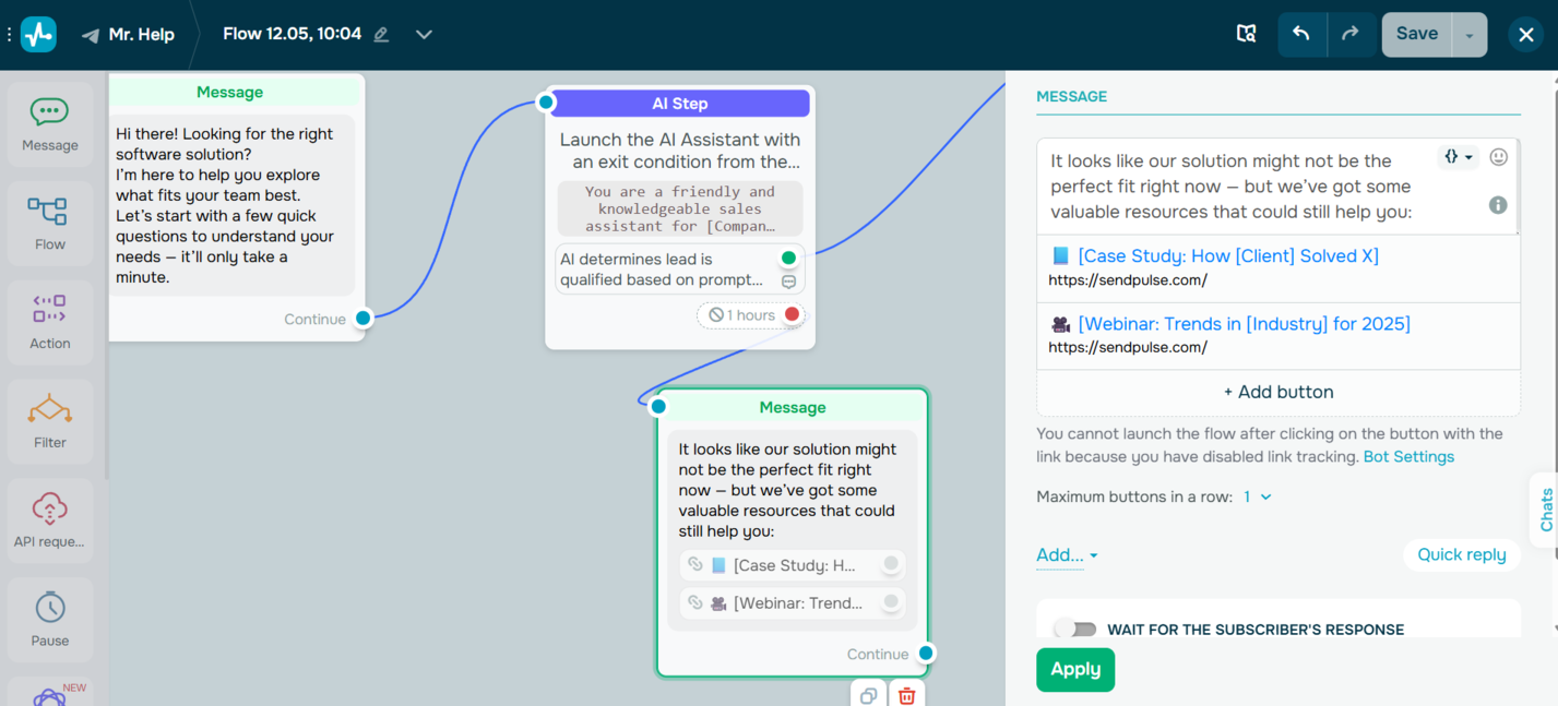 useful resources in a chatbot message useful resources in a chatbot message