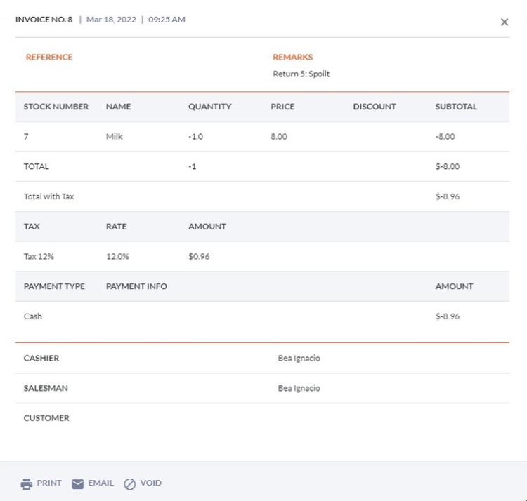 Інтерфейс POS Imonggo. Джерело Інтерфейс POS Imonggo. Джерело