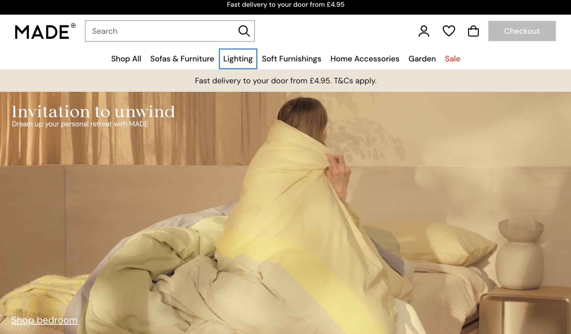 Главная страница Made.com Главная страница Made.com