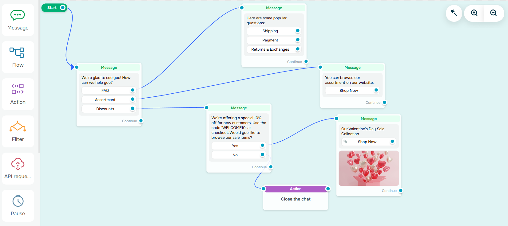 visual chatbot builder visual chatbot builder