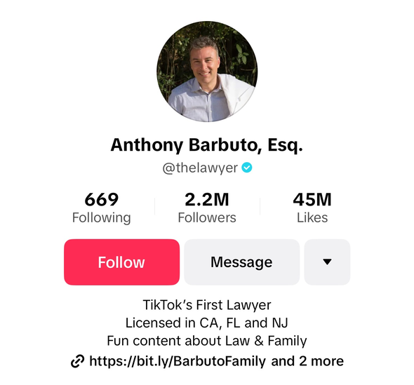 example of a TikTok bio for personal branding example of a TikTok bio for personal branding