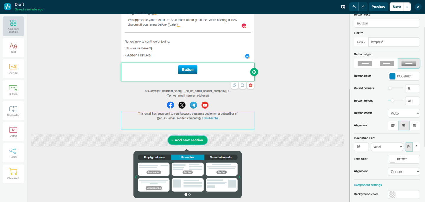new sections for an insurance renewal email template new sections for an insurance renewal email template