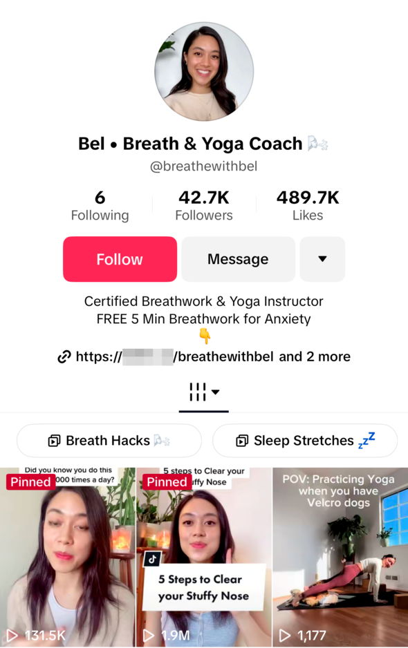 cool TikTok bio example cool TikTok bio example