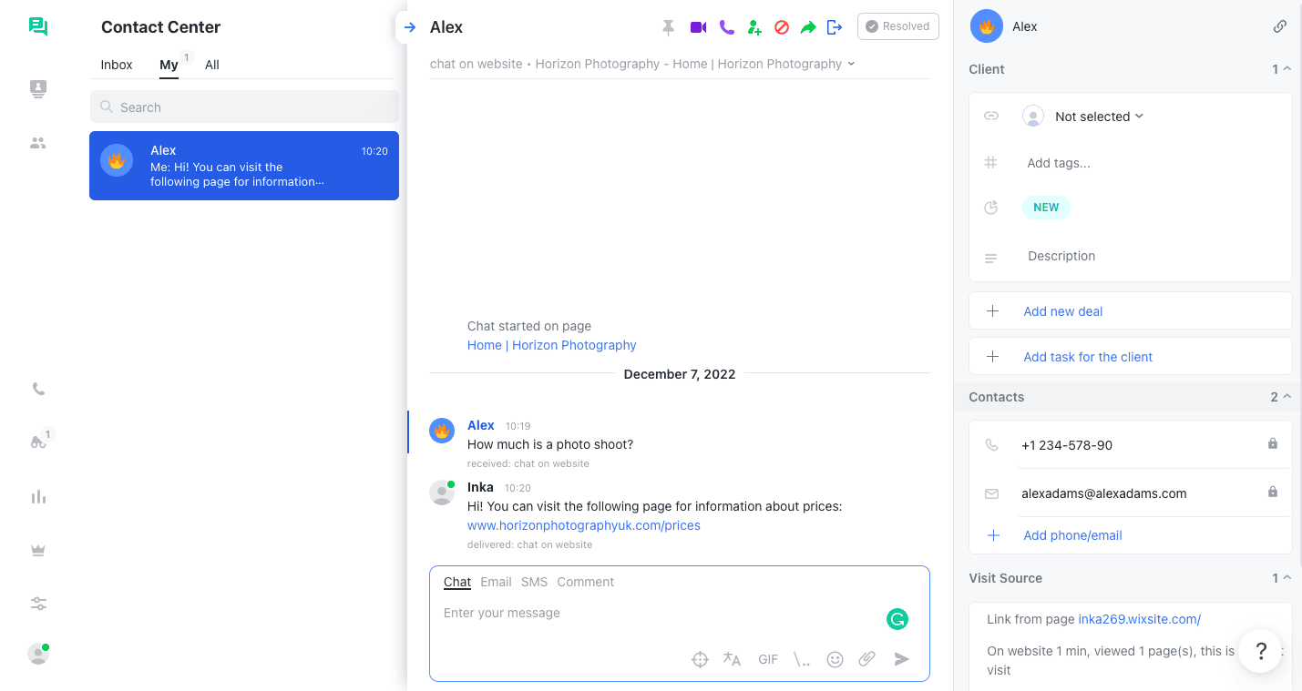 JivoChat for customer service JivoChat for customer service